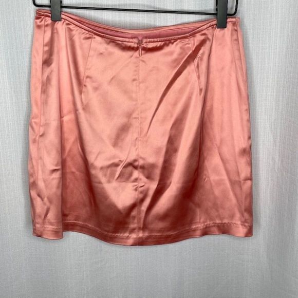 Lulu's Checking In Satin Mini‎ Skirt - Picture 2 of 4